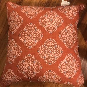 2- 20 inch Envogue Pillows- Terracotta NWOT